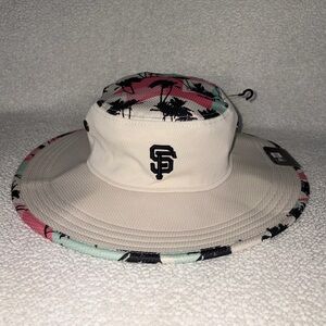Men’s San Francisco Giants New Era Natural Retro Beachin’ Bucket Hat